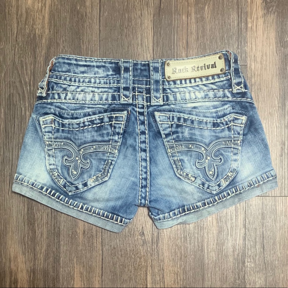 Denim shorts